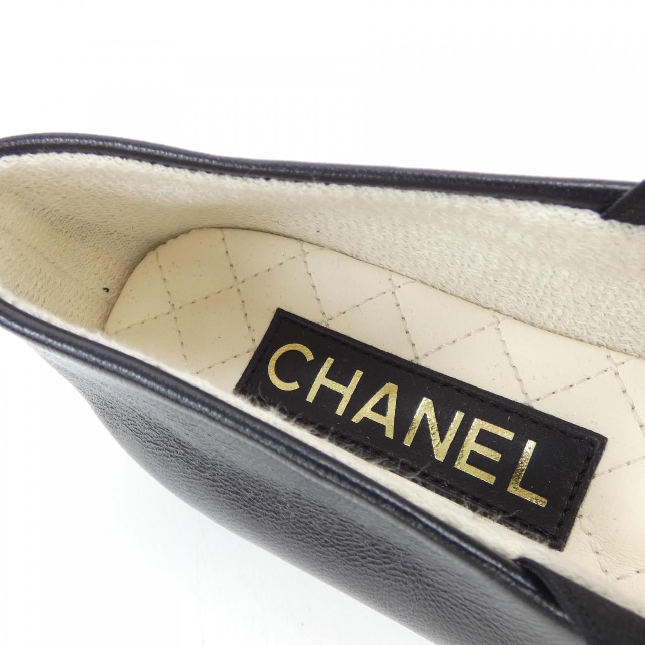 シャネル CHANEL メリージェーン G46200B19003 フラットシューズ
