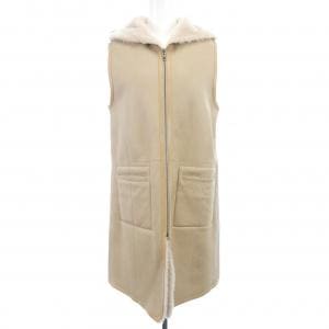 セオリーリュクス Theory luxe 03-73630833-330-038 ムートンロングベスト