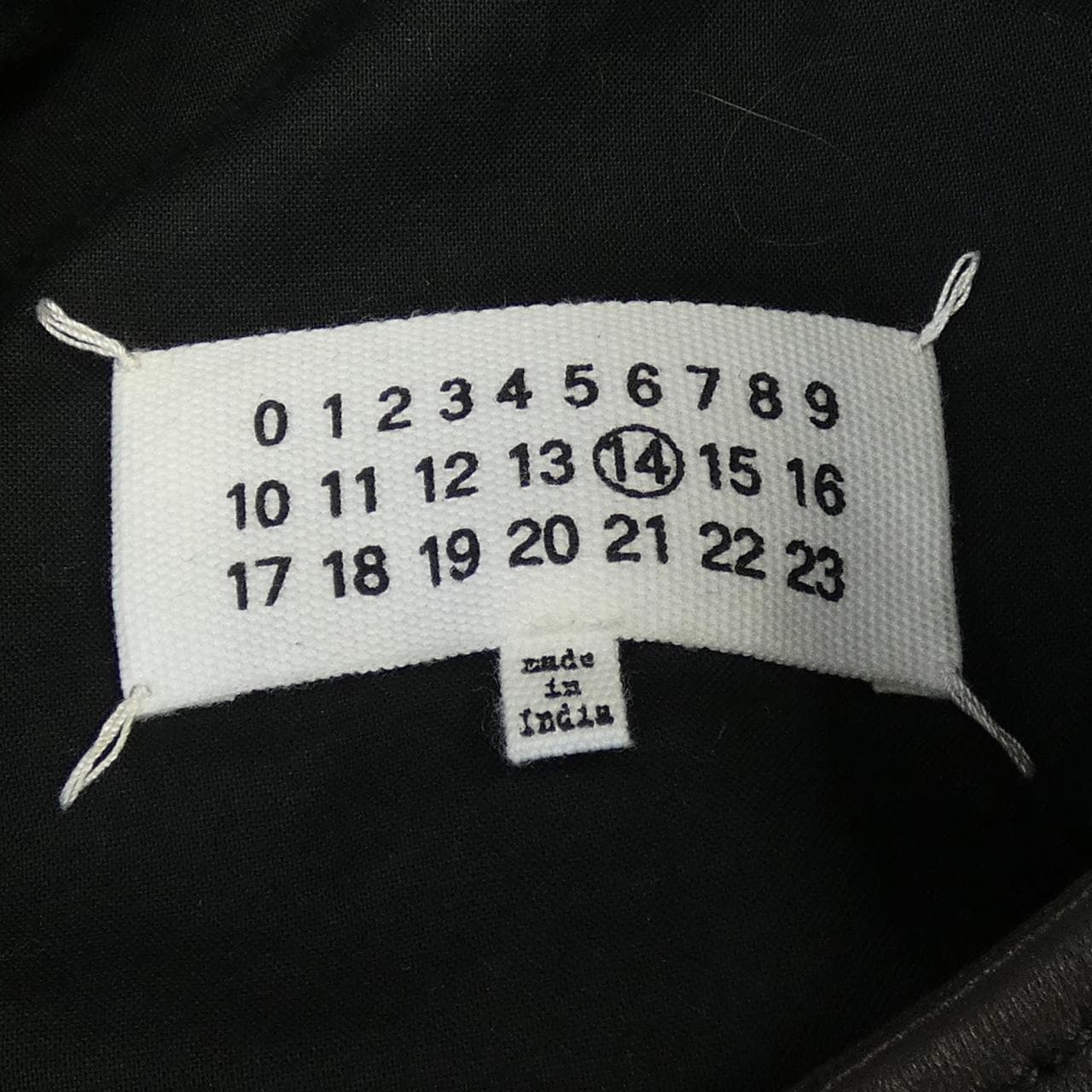 メゾンマルジェラ Maison Margiela 八の字 S50AM0489 レザーライダースジャケット