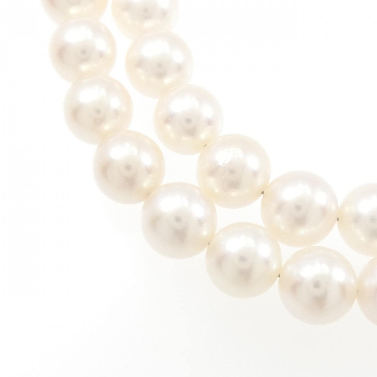 シルバークラスプ アコヤパール ネックレス 7-7.5mm