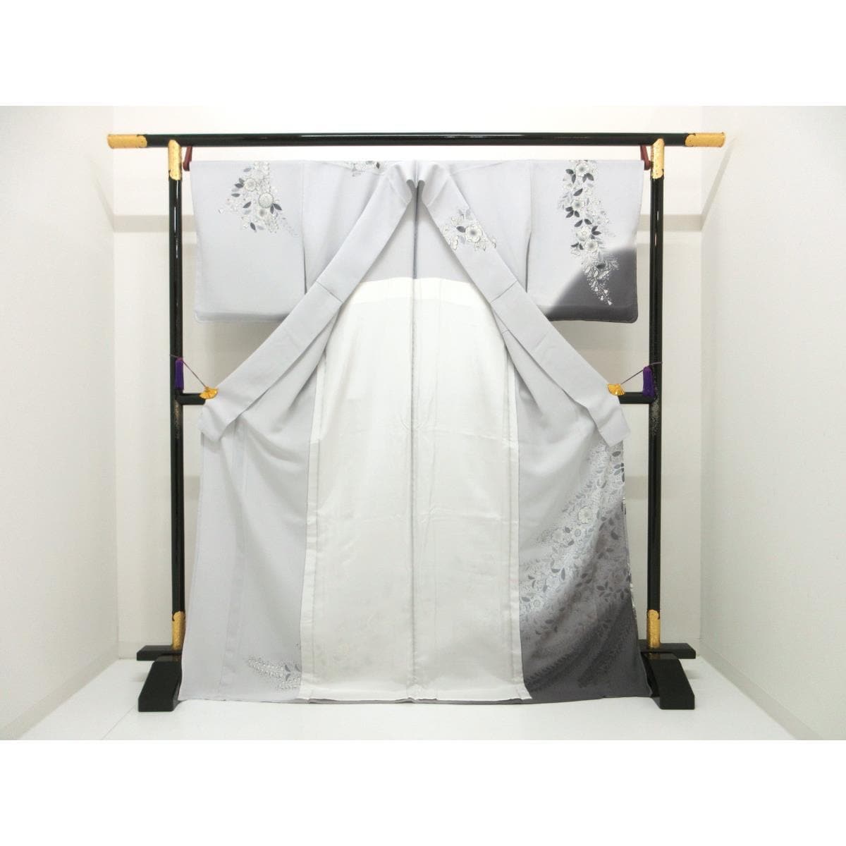 【未使用品】単衣　訪問着　友禅加工ボカシ染
