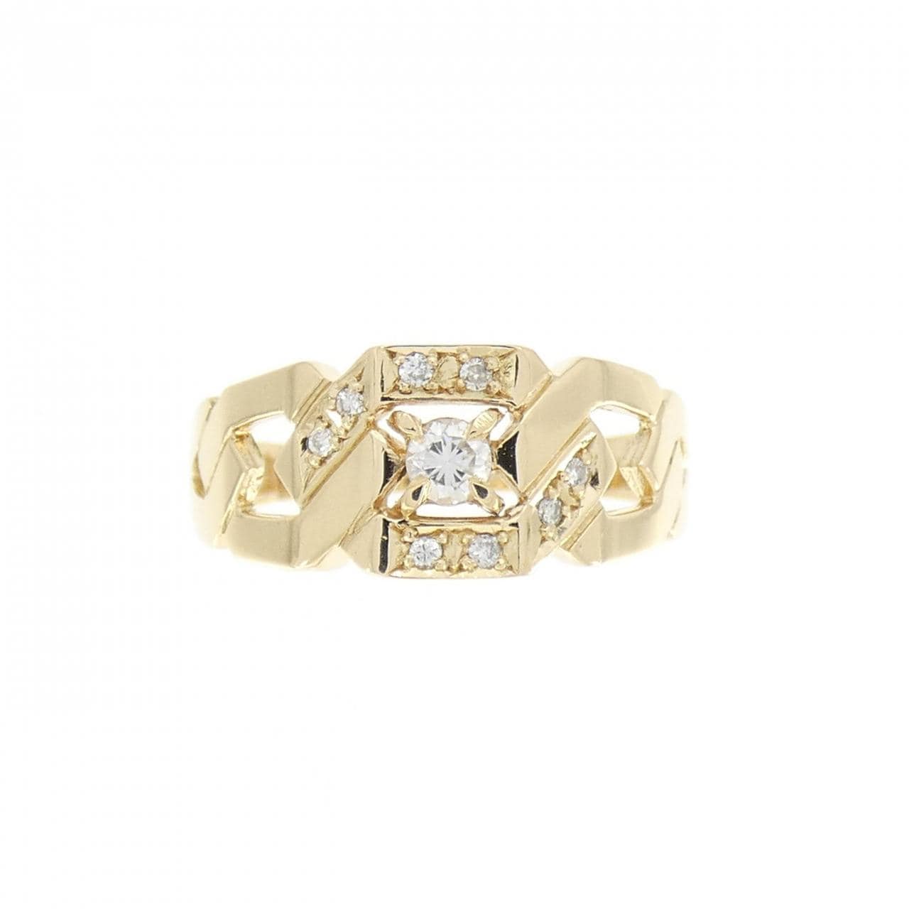 K18YG ダイヤモンド リング 0.10CT