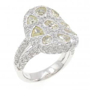 K18WG ダイヤモンド リング 1.63CT