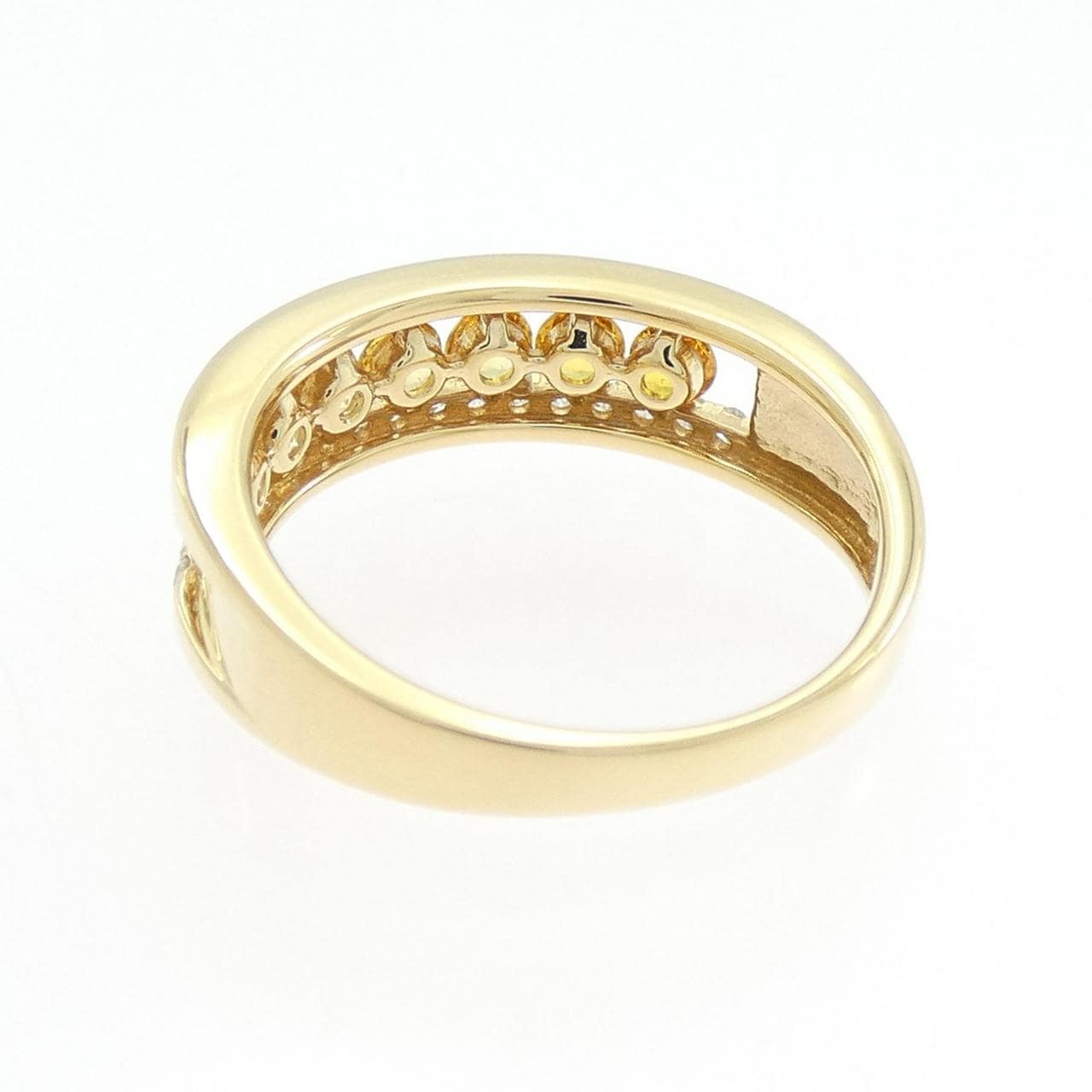 K18YG サファイヤ リング 0.72CT