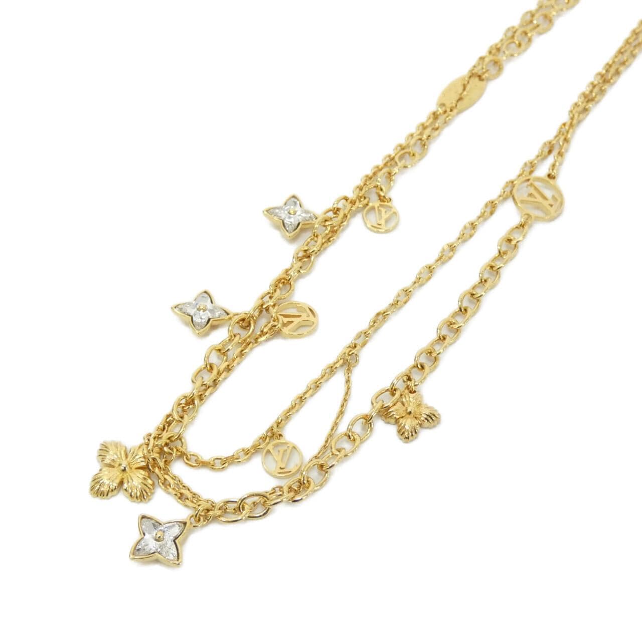 ルイヴィトン コリエ ブルーミング ストラス M68374 ネックレス