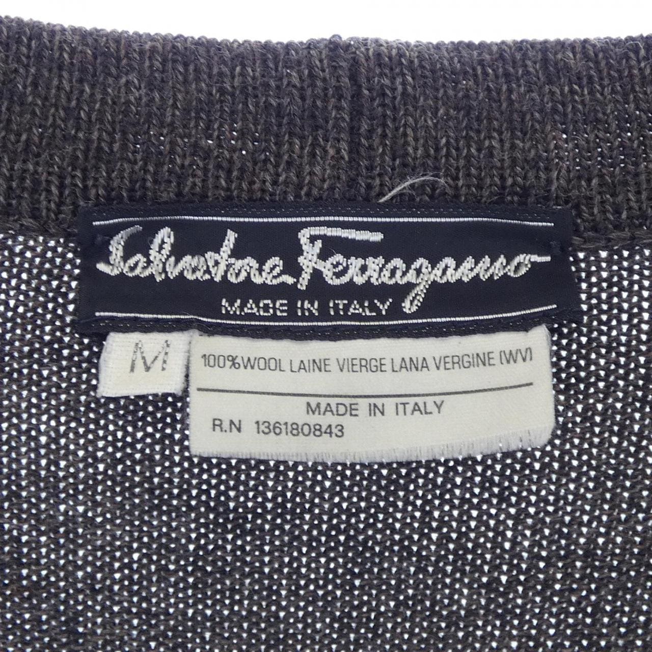 【ヴィンテージ】サルヴァトーレフェラガモ SALVATORE FERRAGAMO カーディガン