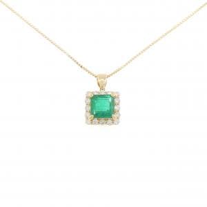 【リメイク】K18YG エメラルド ネックレス 1.947CT コロンビア産