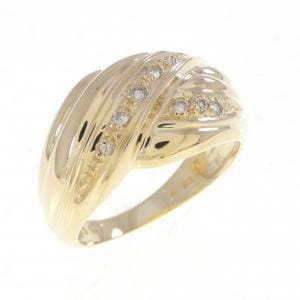 K18YG ダイヤモンド リング 0.07CT