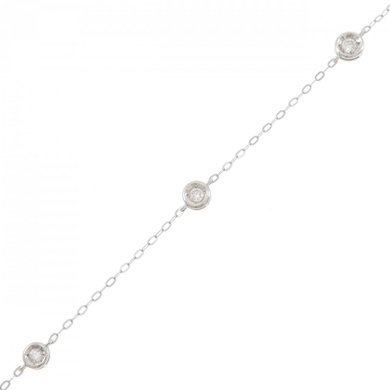 PT950/PT850 ダイヤモンド ブレスレット 0.15CT