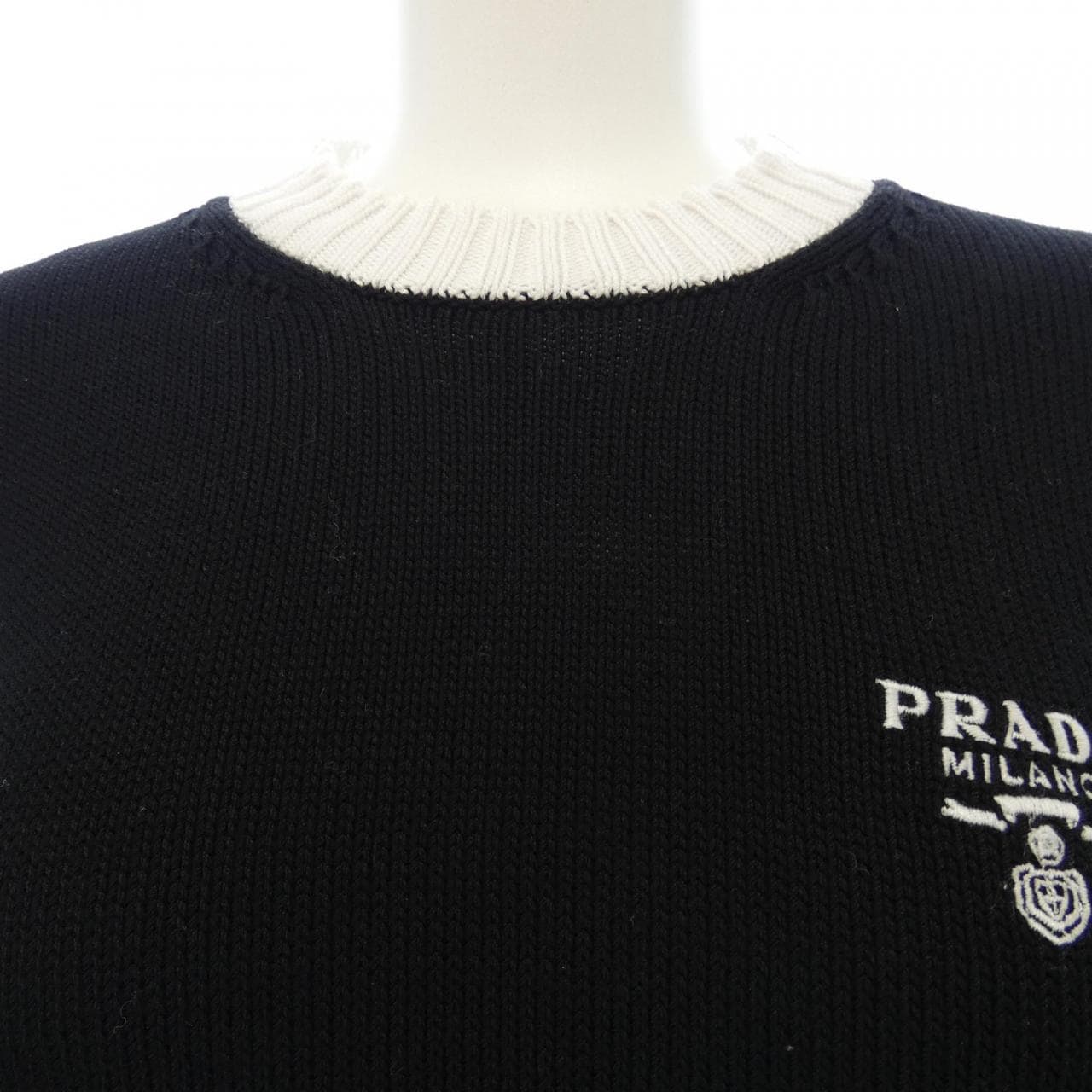 プラダ PRADA コットン クルーネック セーター P24I1R S212 1Z05 ニット