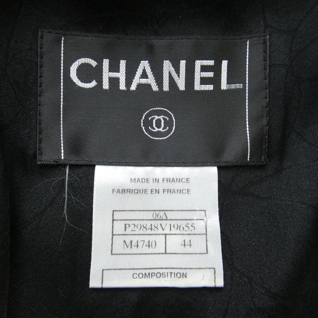 CHANEL P29848V19655 06A 修身夾克