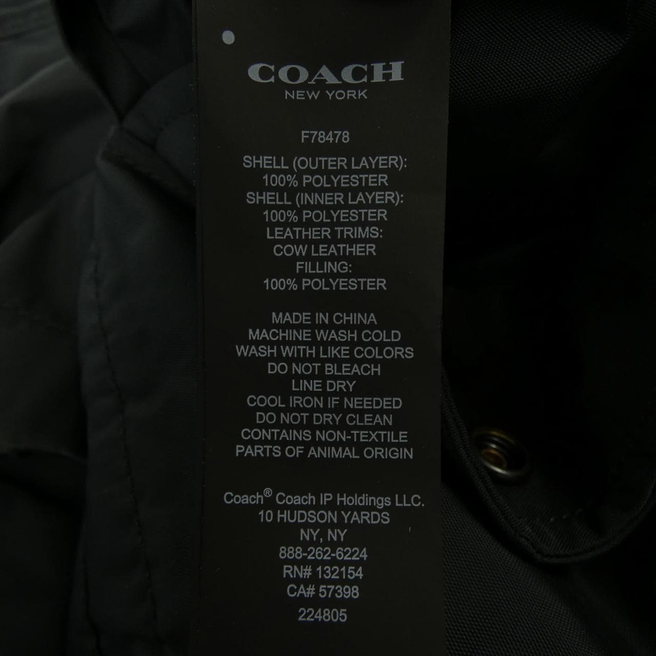 コーチ COACH F78478 コート