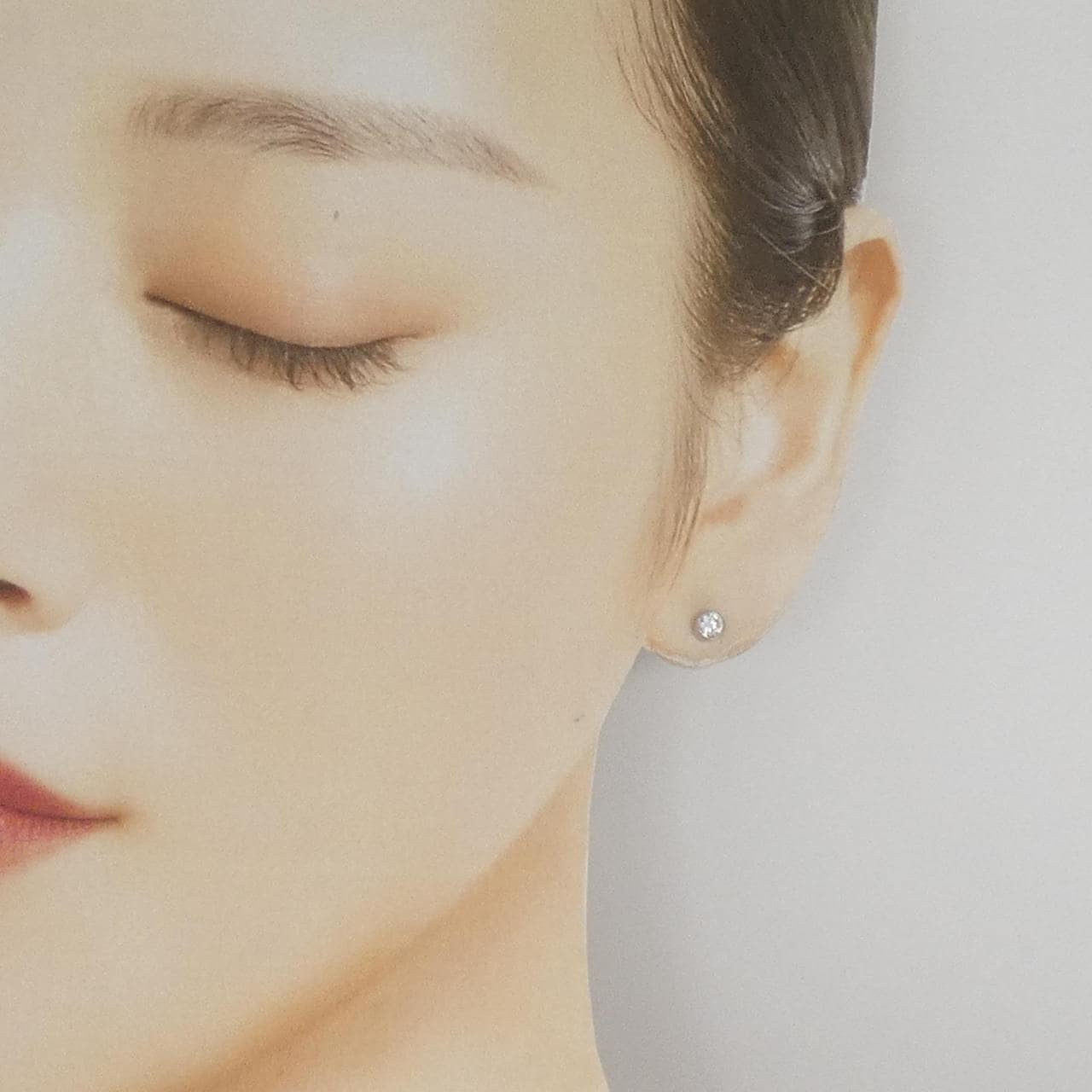 PT900 ダイヤモンド ピアス 0.26CT