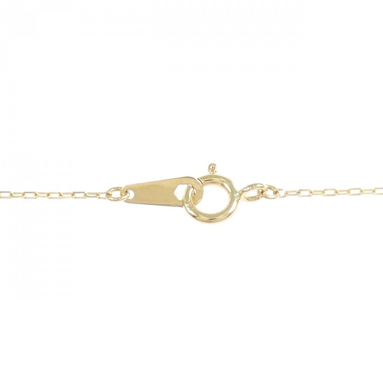 K18YG クロス ダイヤモンド ネックレス 0.14CT
