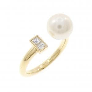 K18YG アコヤパール リング 7.7mm
