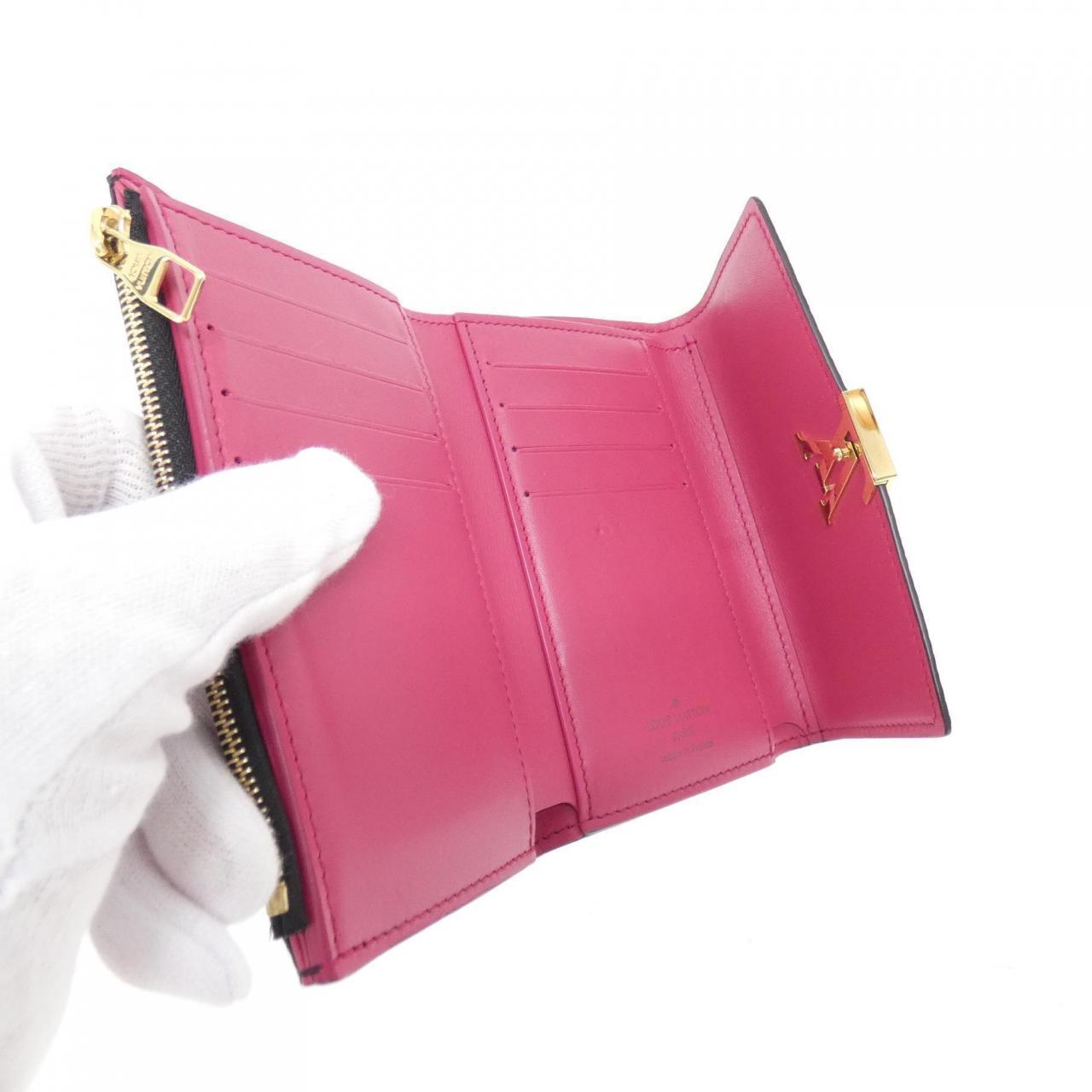 LOUIS VUITTON Taurillon Portefeuil Capucines短款M62157 皮夾