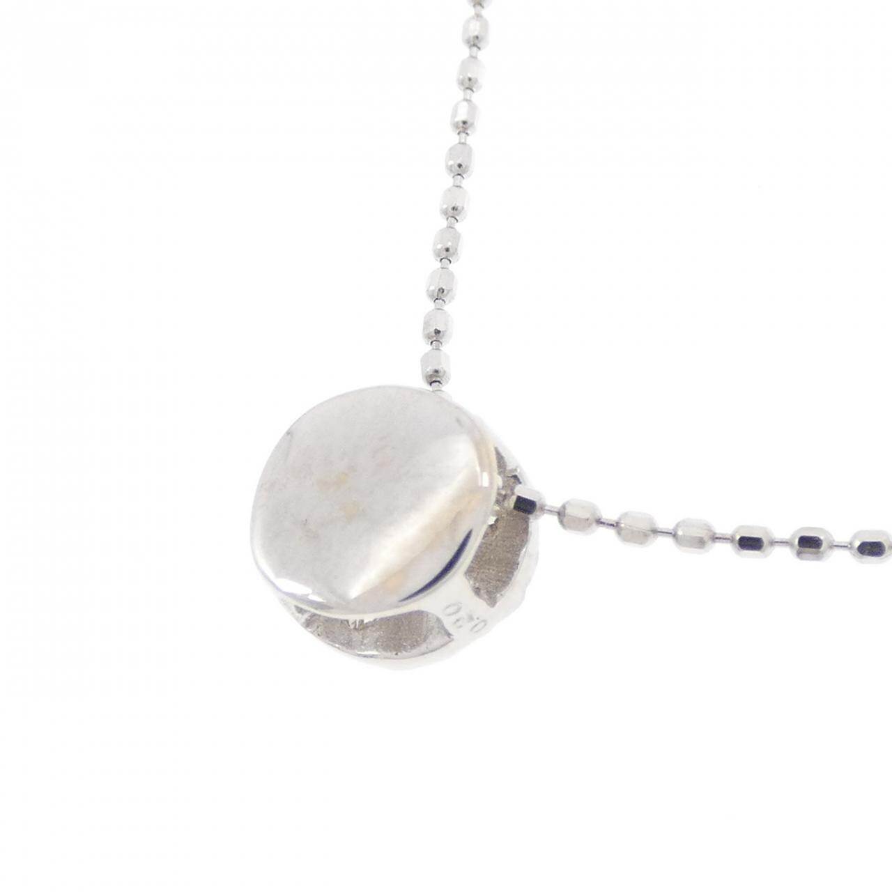 K18WG ダイヤモンド ネックレス 0.20CT