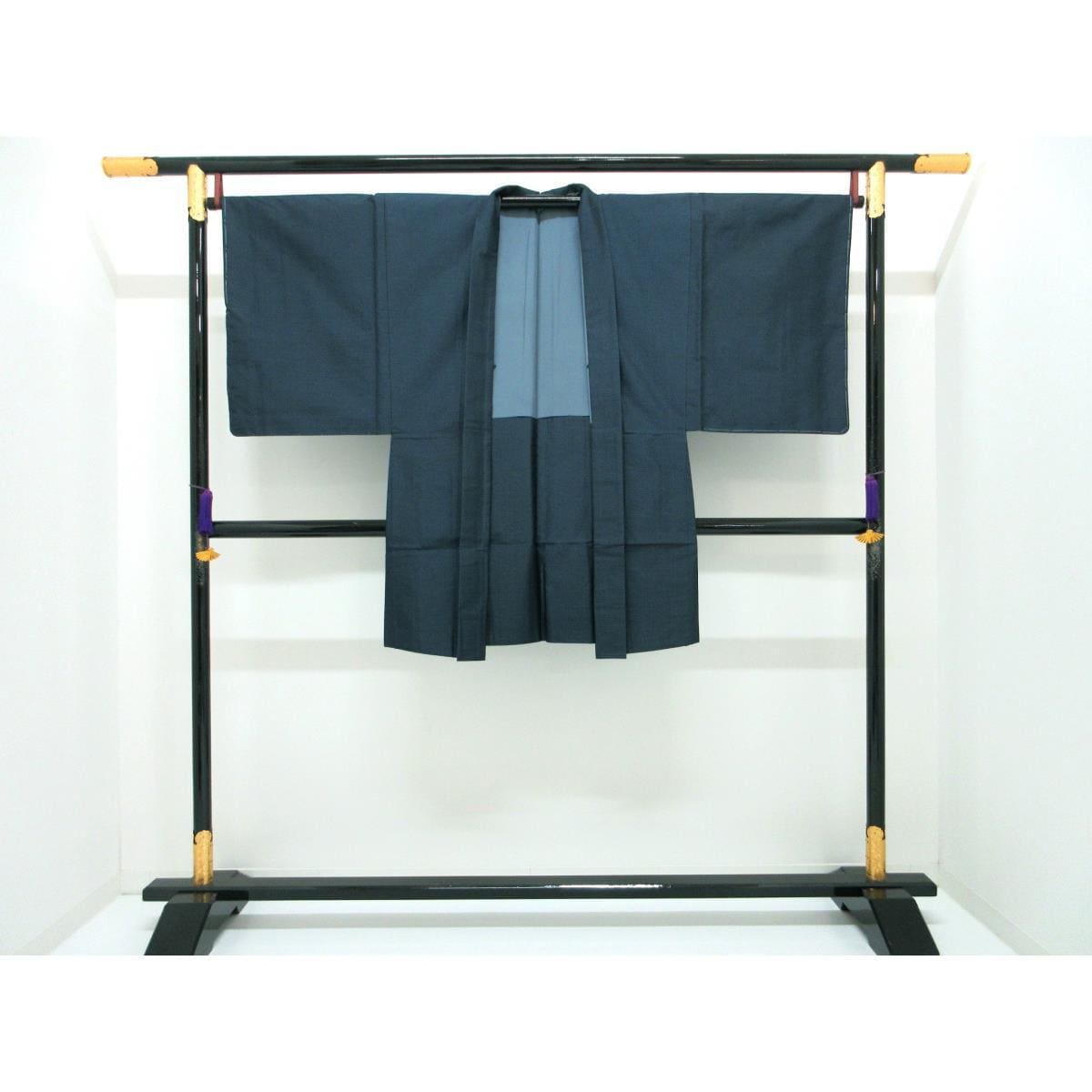 [未使用品] 男士紬和服及羽织套装 (2 件)