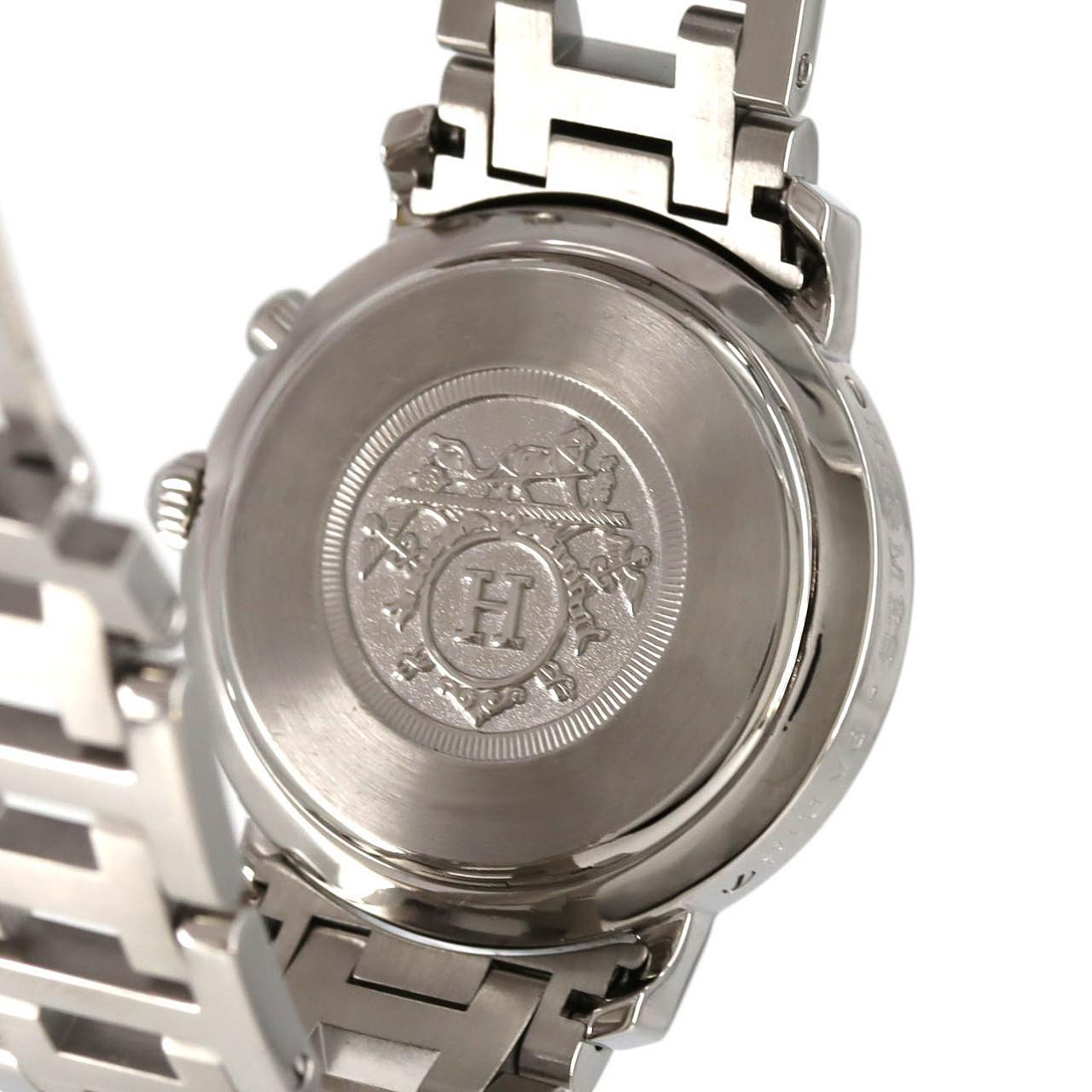 【ノーメンテナンス還元価格】エルメス クリッパークロノグラフ CL1.310 SS クォーツ