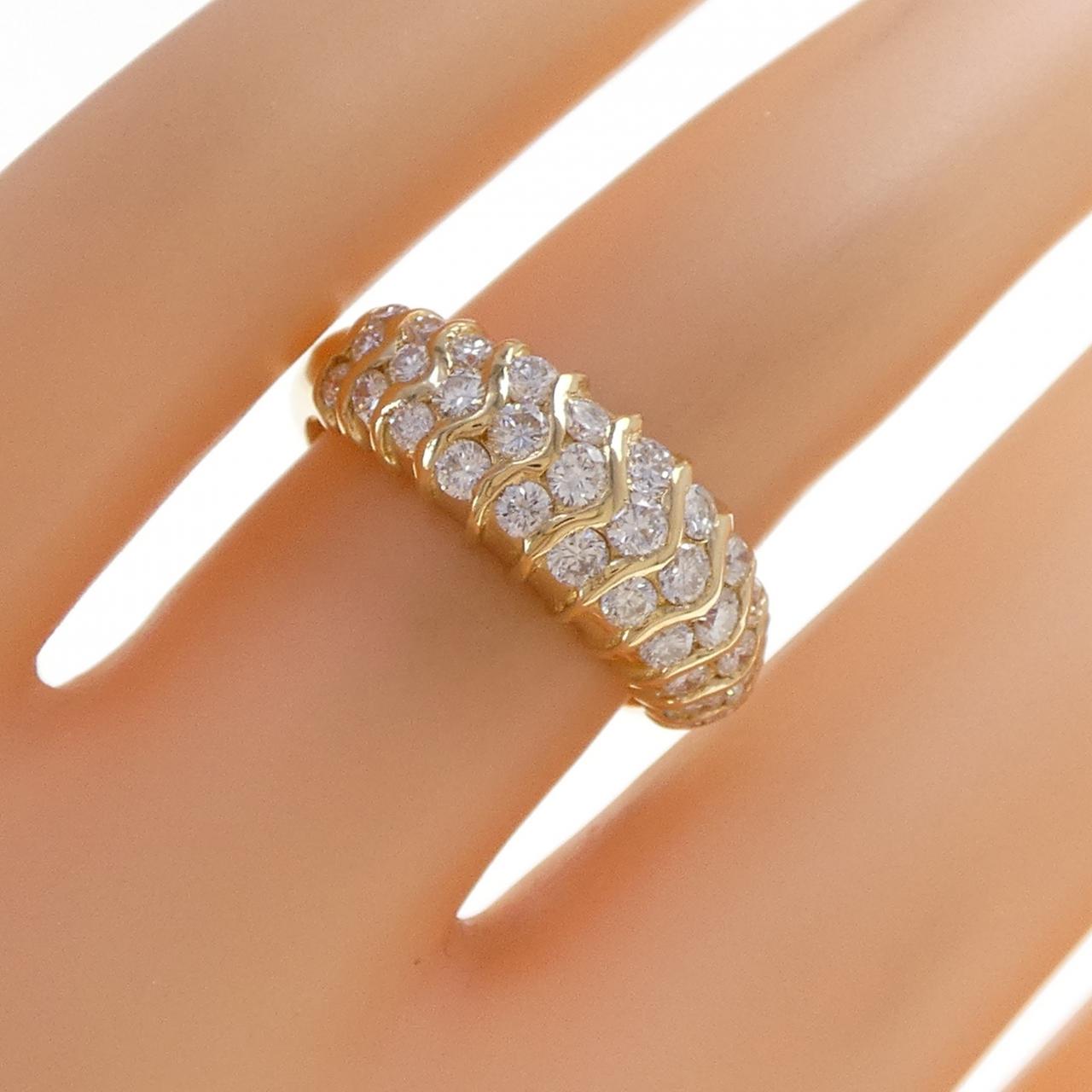 K18YG ダイヤモンド リング 0.98CT