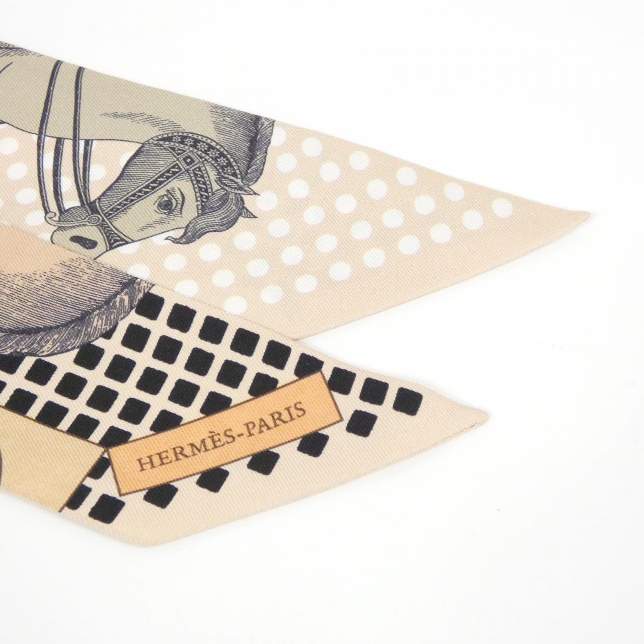 エルメス CAVALIER EN FORMES ツイリー 064008S スカーフ