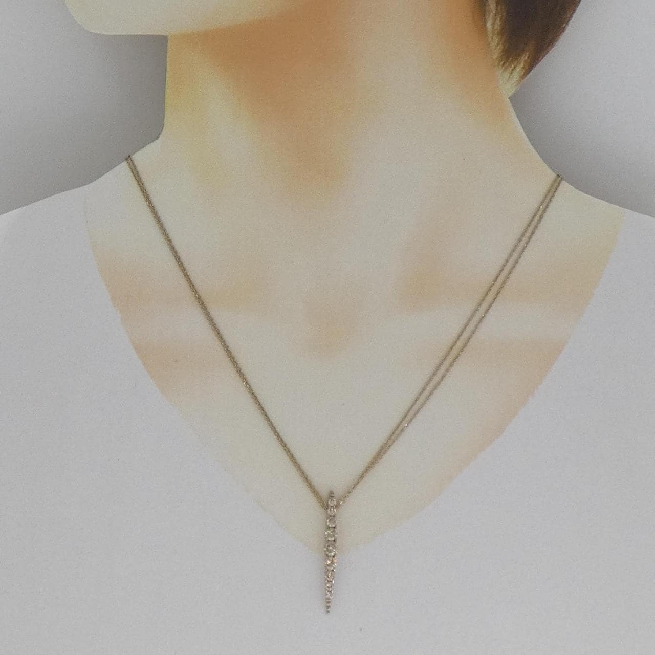 カシケイ ネイキッド ネックレス 1.00CT