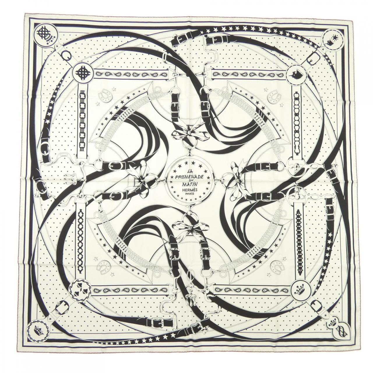 エルメス HERMES LA RPROMENADE DU MATIN H923986S カレダブルフェイス140 ショール