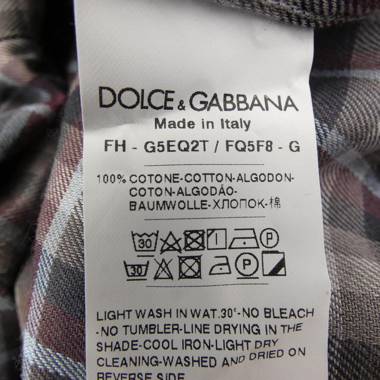 ドルチェアンドガッバーナ DOLCE&GABBANA G5EQ2T/FQ5F8 シャツ