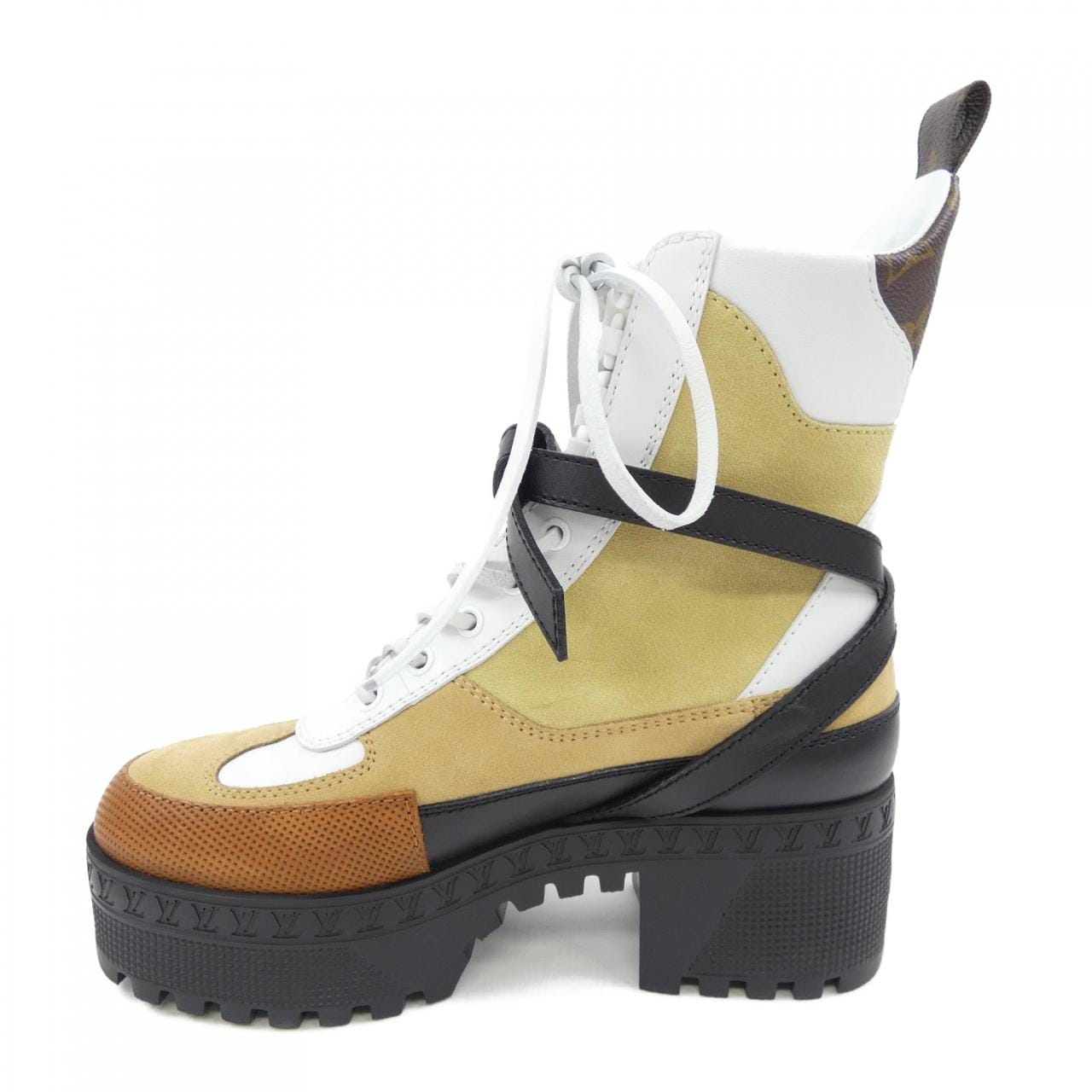 ルイヴィトン LOUIS VUITTON プラットフォームデザートブーツ ローリエート ブーツ