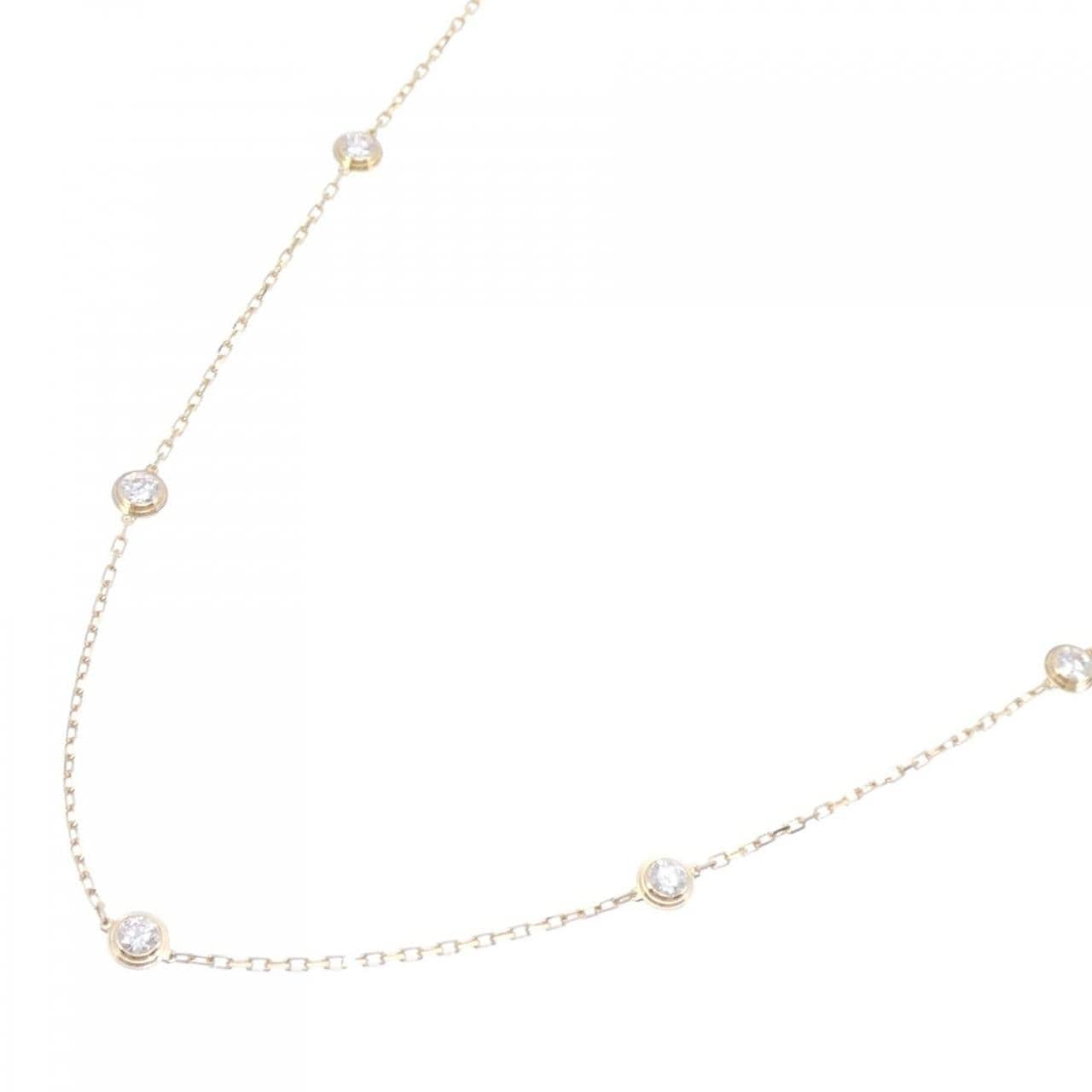 Soft Cartier One Stone Necklace