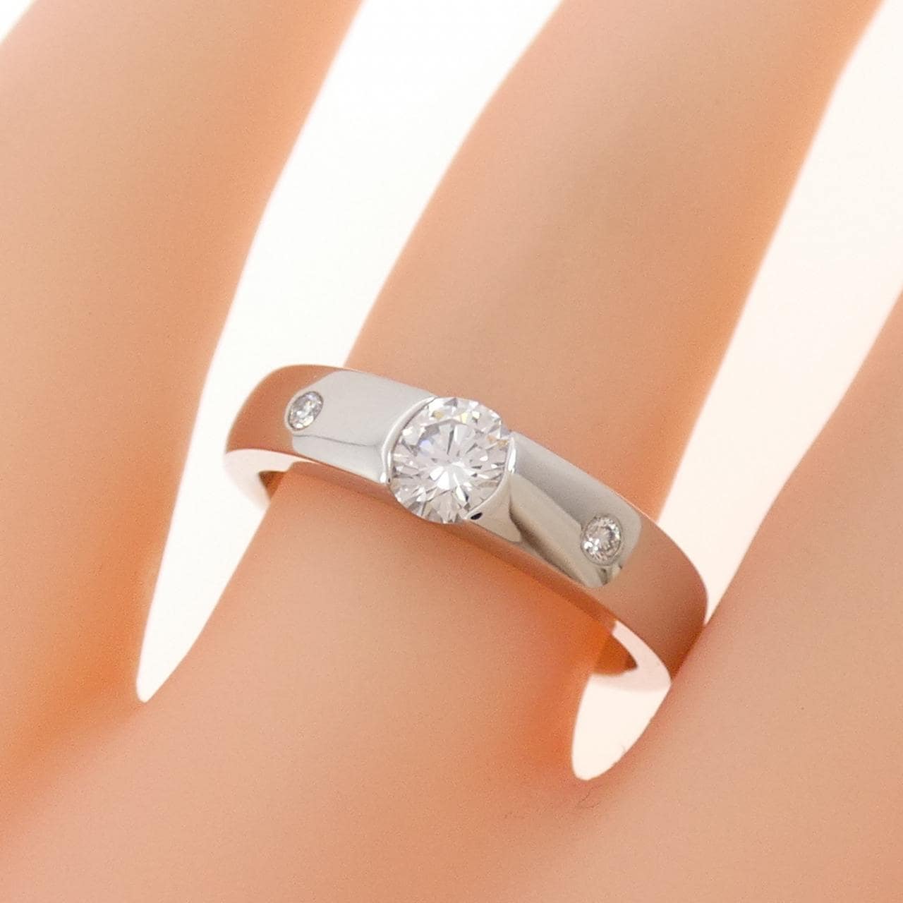 PT900鑽石戒指 0.350克拉