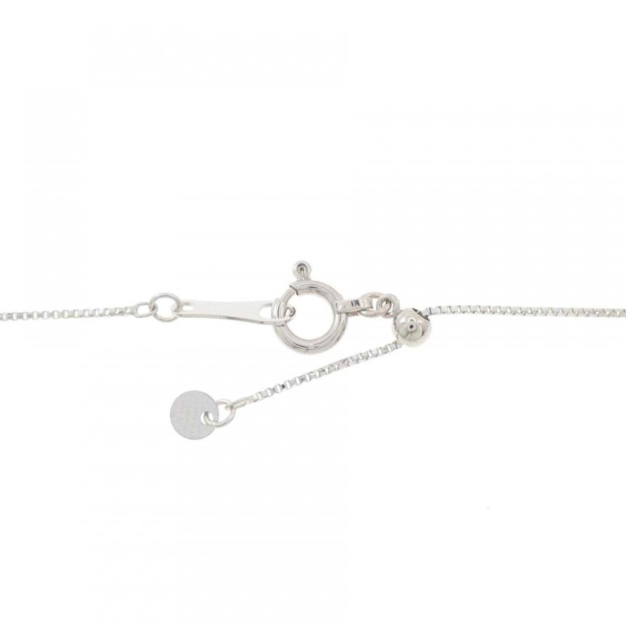 K18WG ダイヤモンド ネックレス 0.130CT