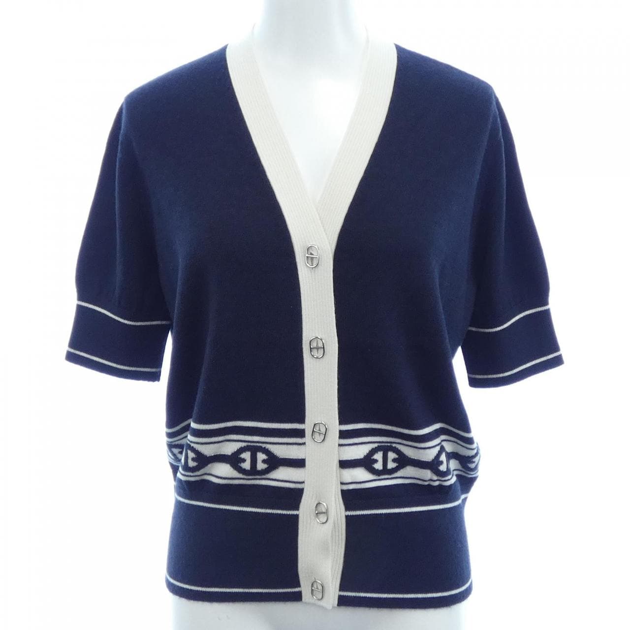 エルメス HERMES シェーヌダンクル CHAINE D'ANCRE 5E2749DF カーディガン