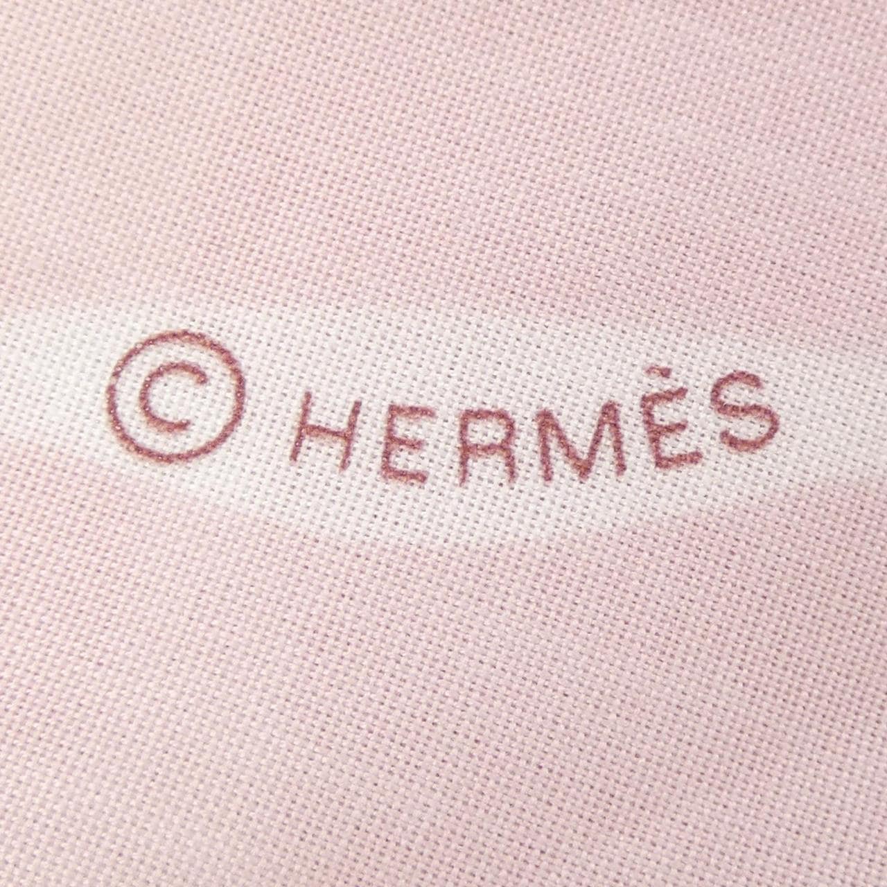 エルメス HERMES HARNAIS DE COUR 434223T ロザンジュ コットン ショール