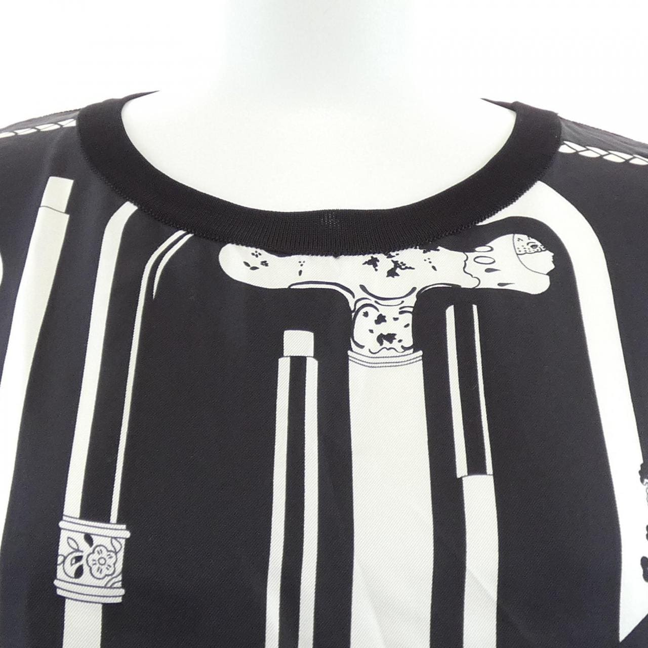 エルメス HERMES CANNES ET CANNES *17-7761 ツイルレーヌ トップス