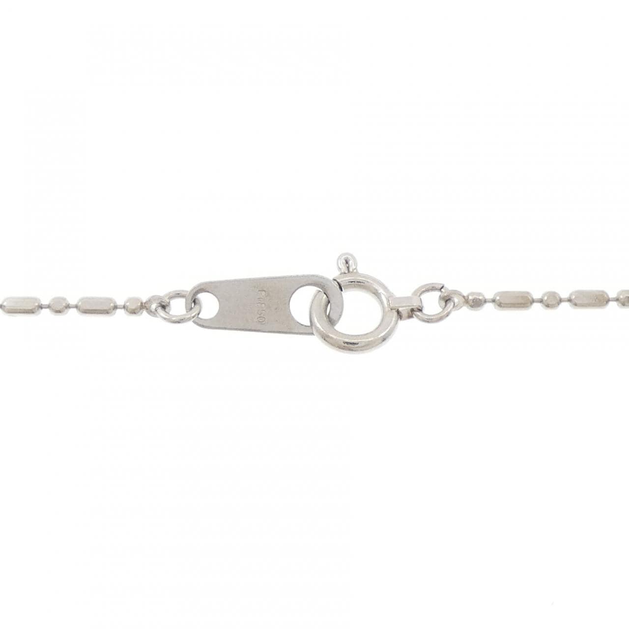 PT900/PT850 ハート ダイヤモンド ネックレス 1.02CT