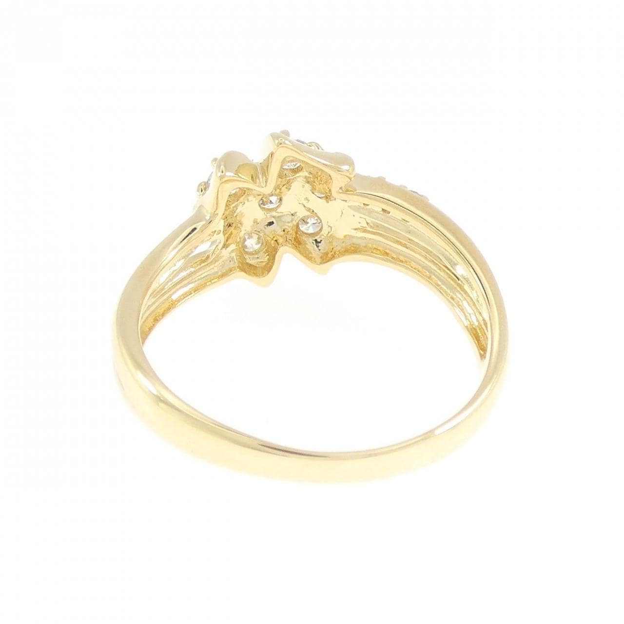 K18YG ダイヤモンド リング 0.26CT