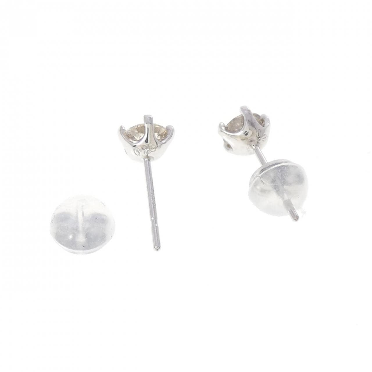 PT900 ダイヤモンド ピアス 0.52CT