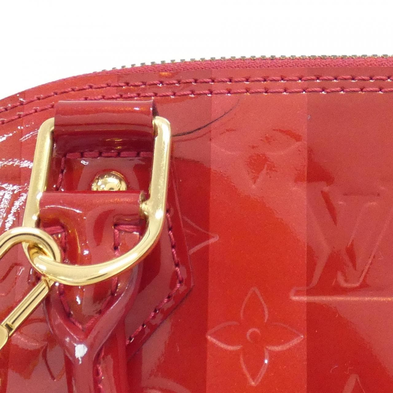 LOUIS VUITTON Vernis Rayule Alma BB M91593 包