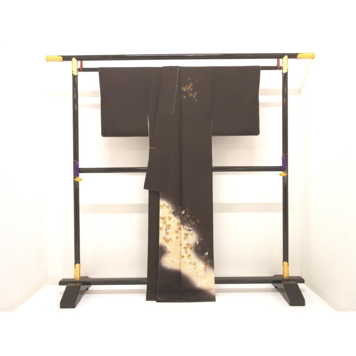 【未使用品】訪問着　友禅金彩加工　ボカシ染