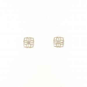 アガット ダイヤモンド ピアス 0.02CT