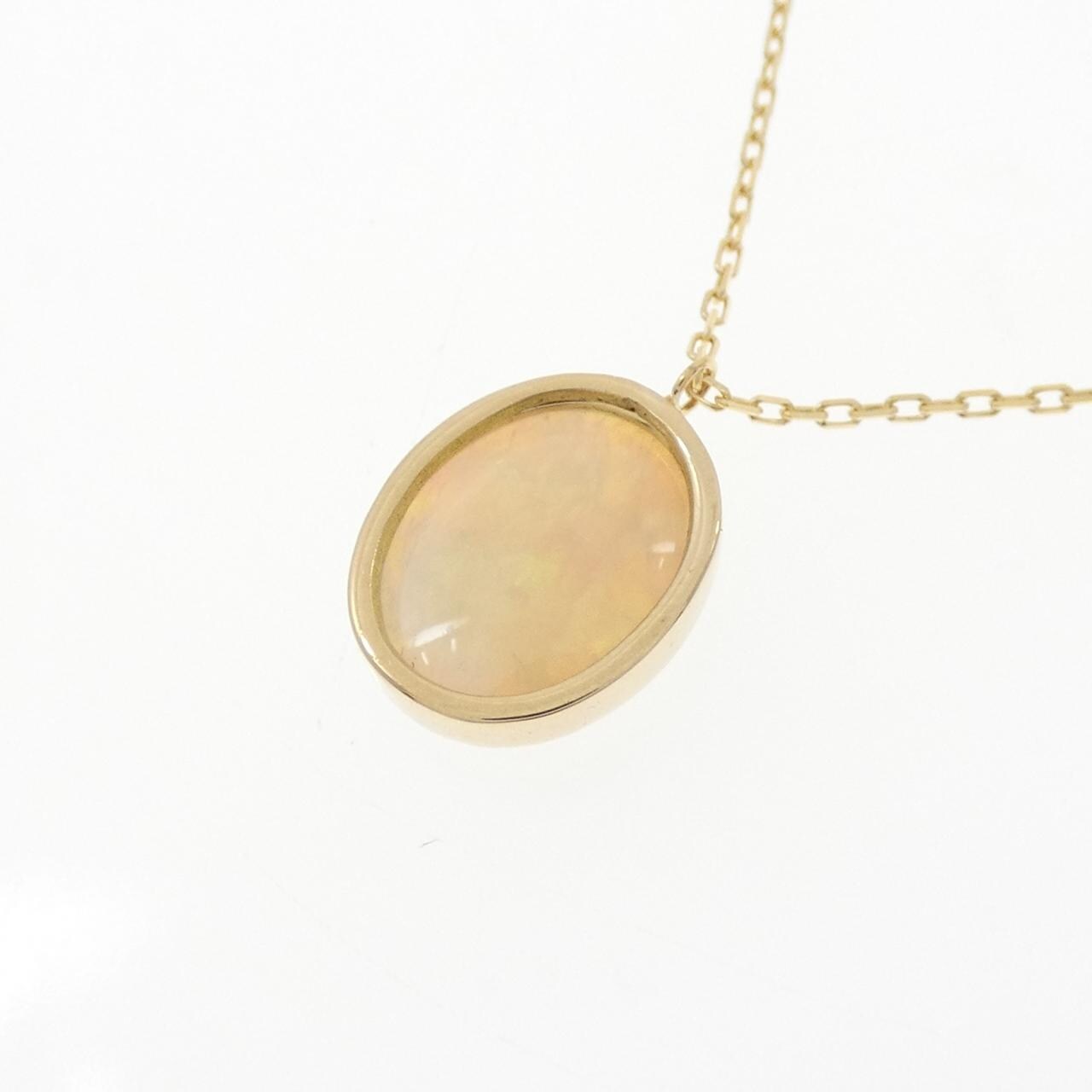 K18YG OPAL necklace