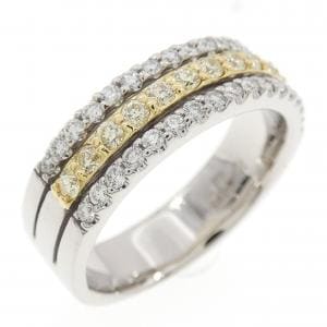 K18WG/K18YG ダイヤモンド リング 0.55CT