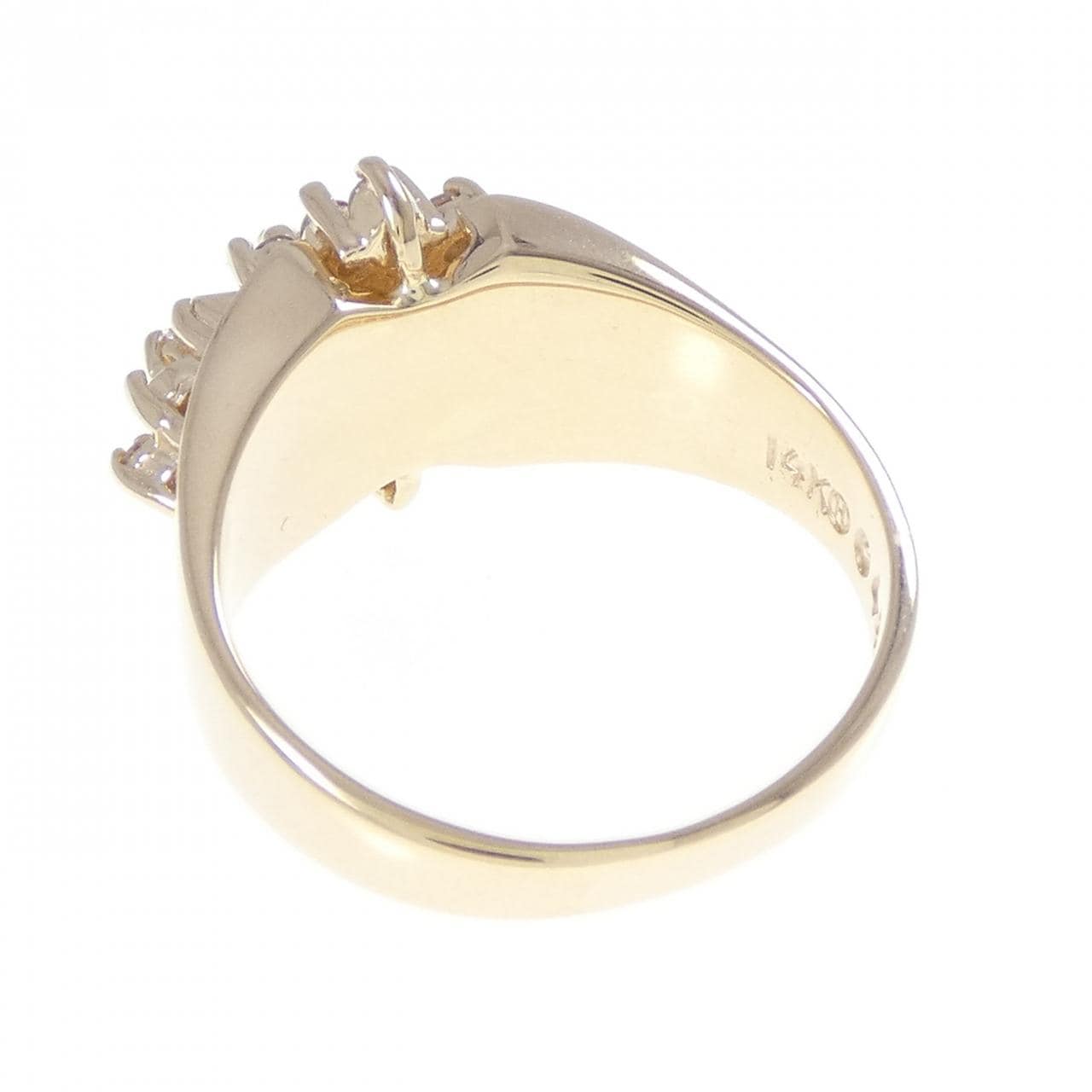 14KYG ダイヤモンド リング