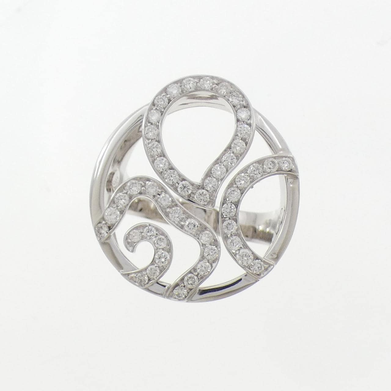 750WG ダイヤモンド リング