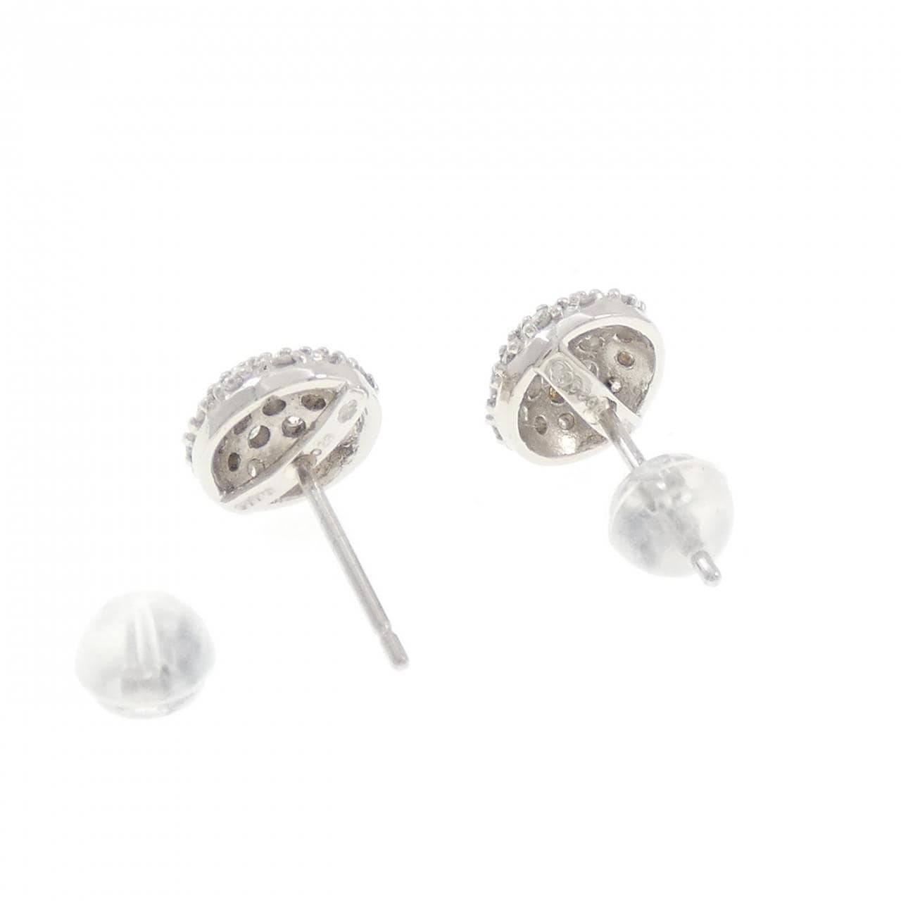 PT850/PT900 パヴェ ダイヤモンド ピアス 0.46CT