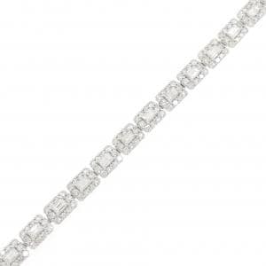 【新品】PT900/PT850 ダイヤモンド ブレスレット 5.15CT