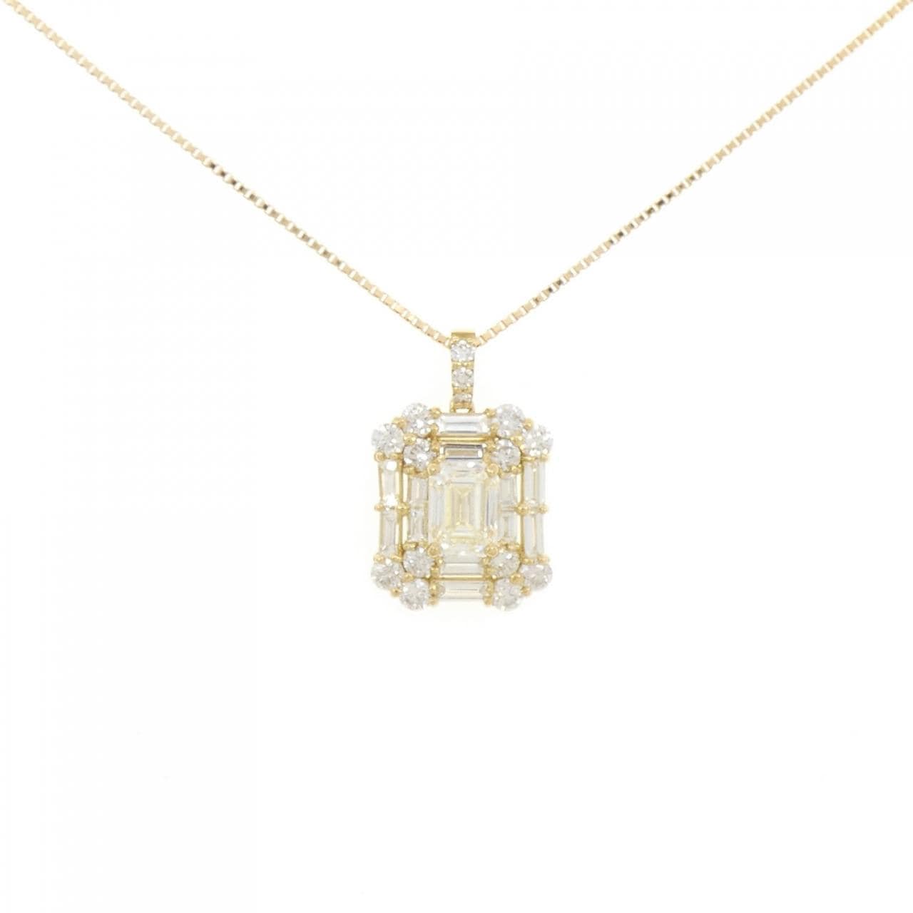 【新品】K18YG ダイヤモンド ネックレス 1.014CT