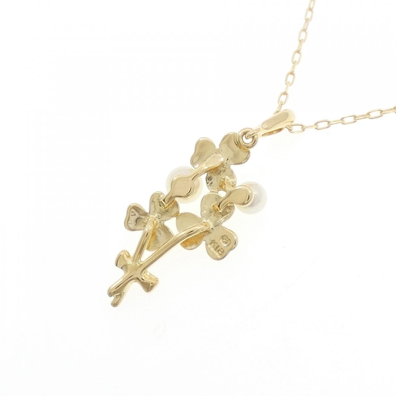 ミキモト フラワー アコヤパール ネックレス