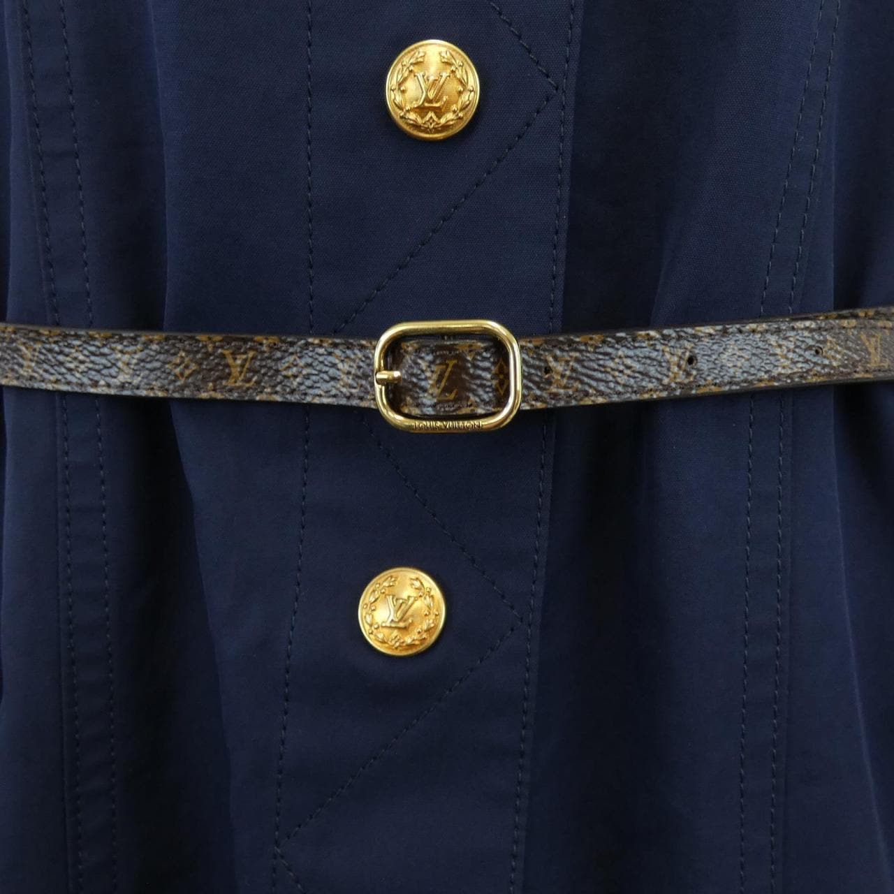 ルイヴィトン LOUIS VUITTON ユニフォームディティールシャツ FMDR38JH4 ワンピース